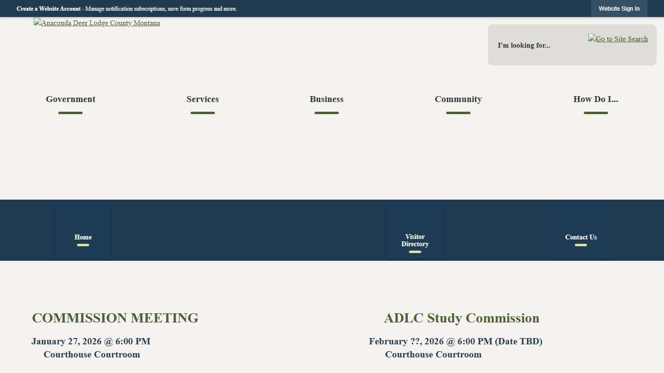 Anaconda-Deer Lodge County, MT Official Website